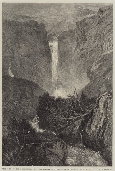 The Fall of the Reichenbach by Joseph Mallord William Turner